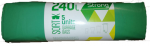 &Scaron;iuk&scaron;lių mai&scaron;ai, LDPE, 240 l, 50 mk, 120 x 90 cm, tvirti, žali, 5 vnt.