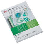 Laminavimo vokeliai GBC, A4, 216x303 mm, 100 mik., blizgūs, 100 vnt.
