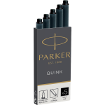 Ra&scaron;alo kapsulės Parker, ilgos, juodos, 5vnt