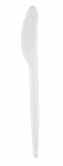 Vienkartiniai peiliai SUPERIOR,PS, balti, 17 cm, 50 vnt.