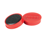 Magnetai NOBO, 30 mm, 4 vnt., raudona sp.