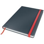 Užra&scaron;ų knyga Leitz COSY B5, 80 lapų, pilka, langeliais