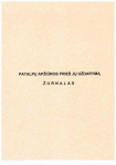 Patalpų apžiūros prie&scaron; uždarymą žurnalas, A5