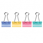 Spalvoti pasteliniai spaustukai Forofis 32 mm., 12 vnt.