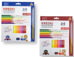 Spalvoti pie&scaron;tukai PENWORD tribriauniai 2777A, 24 spalvos