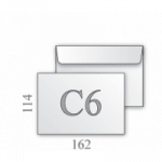 Vokas C6 baltas, 114x162mm