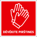 Lipnus ženklas 12x12 cm DĖVĖKITE PIR&Scaron;TINES (su užra&scaron;u)