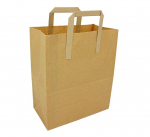 Rudas popierinis FLAT tipo mai&scaron;elis 180x80x220 mm