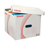 Archyvinė dėžė kartotekiniams vokams Esselte su dangčiu