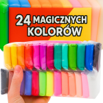 Modelinas 24sp./10g rinkinys 31126 su įrankiais, lengvas, kietėjantis ore