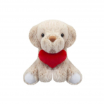 Pliu&scaron;inis &scaron;uniukas su &scaron;irdele  rudas, 15 cm