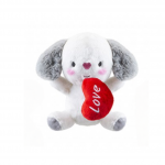 Pliu&scaron;inis me&scaron;kutis su &scaron;irdele, 15 cm