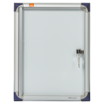 Magnetinė skelbimų lenta Nobo Extra Flat A4x1, 30x39cm, aliuminis rėmas, rakinama, 1901797