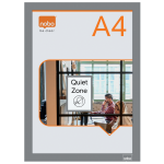 Lipnus magnetinis rėmelis NOBO A4 , sidabro spalvos, 2 vnt