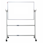 Dvipusė vartoma magnetinė lenta MEMOBOARDS, 180x120 cm, mobili