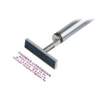 Mikroporos teksto plok&scaron;telė 33mmx8mm Heri antspaudams