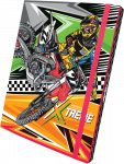 Aplankas A4/30mm su gumele OPTIMUM su pie&scaron;iniu MOTORCYCLE EXTREME 21499