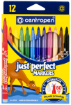 Flomasteriai CENTROPEN 2510/12 Perfect, 12 spalvų