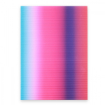 Kartonas gofruotas A4 10l. RAINBOW