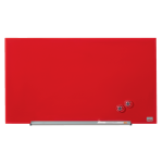 Stiklinė magnetinė lenta NOBO Impression Pro Glass 31", 68x38 cm, raudona