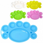 Plastikinė paletė dažams mai&scaron;yti Aihao 17x10,5cm, įvairių spalvų