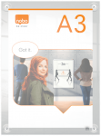 Nobo Premium Plus akrilinis plakato rėmas A3