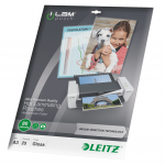 Laminavimo vokeliai LEITZ UDT, A3, 80 mik., 25 vnt.