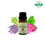 Sinerginis eterinių aliejų mi&scaron;inys LOVE DROPS, 10ml