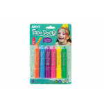 Dekoratyviniai dažai veidui AMOS 6 ry&scaron;kių spalvų FD5B6-S