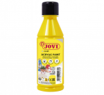 Akriliniai dažai JOVI, 250ml, geltonos sp.