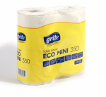 Tualetinis popierius Grite Eco MINI 350, 2 sluoksnių, 4 rulonai