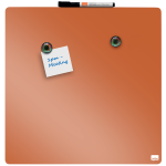 Magnetinė lenta NOBO Tile magnetic 360x360mm, oranžinė pastelinė