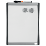 Magnetinė balta lenta Nobo Mini su lenktu rėmeliu 21,5 x 28 cm