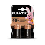 &bdquo;Duracell&ldquo; &scaron;arminės C baterijos, 2 baterijų pakuotė