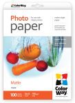 ColorWay Matte Photo Paper, 100 sheets, 10x15, 190 g/m&sup2; 165047