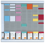 Nobo savaitės planavimo lenta T-Card planning kit 24, 2911080