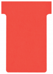 Nobo T-Card kortelės 2 dydžio, raudonos, 100vnt 2002003