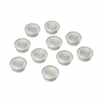 Stiklinės lentos magnetai NOBO CLEAR, 10 vnt./pak., 32 mm, skaidrūs