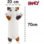 Fancy mink&scaron;tas žaislas pagalvė katinas Dribsniukas 70 cm