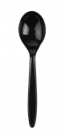 Plastikiniai &scaron;auk&scaron;tai SUPERIOR, PS, juodi, 17 cm, 50 vnt