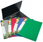 Aplankas Forpus A4 su prispaudimu, juodas