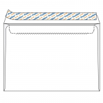 Vokai Postfix su apsaugine perforacija C4, 229x324mm, 95 g/m&sup2;, 1 vnt, baltas