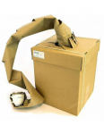 Ekologi&scaron;kas BoxFill kraft popieriaus užpildas 350mmx450m, 80g/m2, 12,6kg