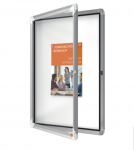 Magnetinė skelbimų lenta Nobo Premium Plus 53x69cm, aliuminis rėmas, rakinama, 1902577. Atspari lauko sąlygoms.