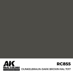 AK Interactive RC855 - Dunkelbraun-Dark Brown RAL 7017, 17ml