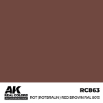 AK Interactive RC863 - Rot (Rotbraun)-Red Brown RAL 8013, 17ml