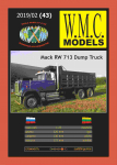 WMC 043 - Mack RW 713 &bdquo;Dump Truck&ldquo; &ndash; sunkvežimis, 1/25