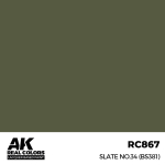 AK Interactive RC867 - Slate No.34 (BS381), 17ml