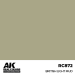 AK Interactive RC872 - British Light Mud, 17ml