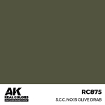 AK Interactive RC875 - S.C.C. No.15 Olive Drab, 17ml